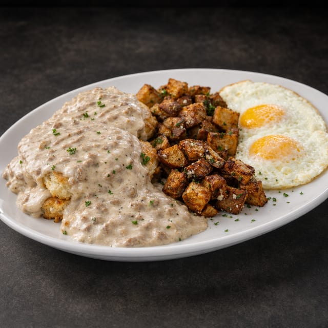 Biscuits and Gravy.