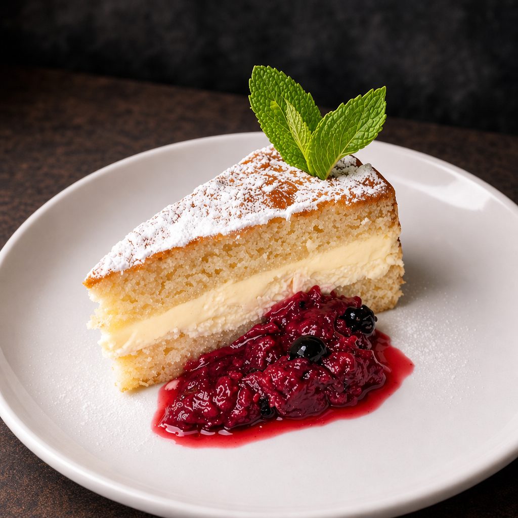 Italian Cream Cake.