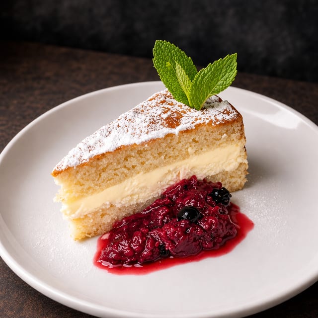Italian Cream Cake.