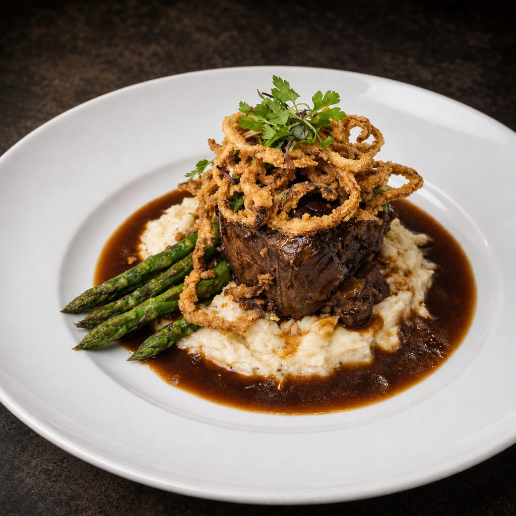 Braised Beef Short Rib.