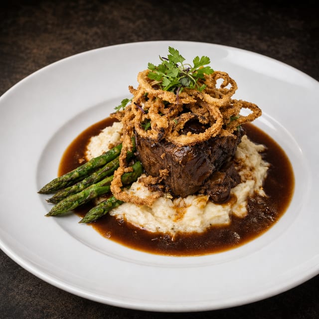 Braised Beef Short Rib.