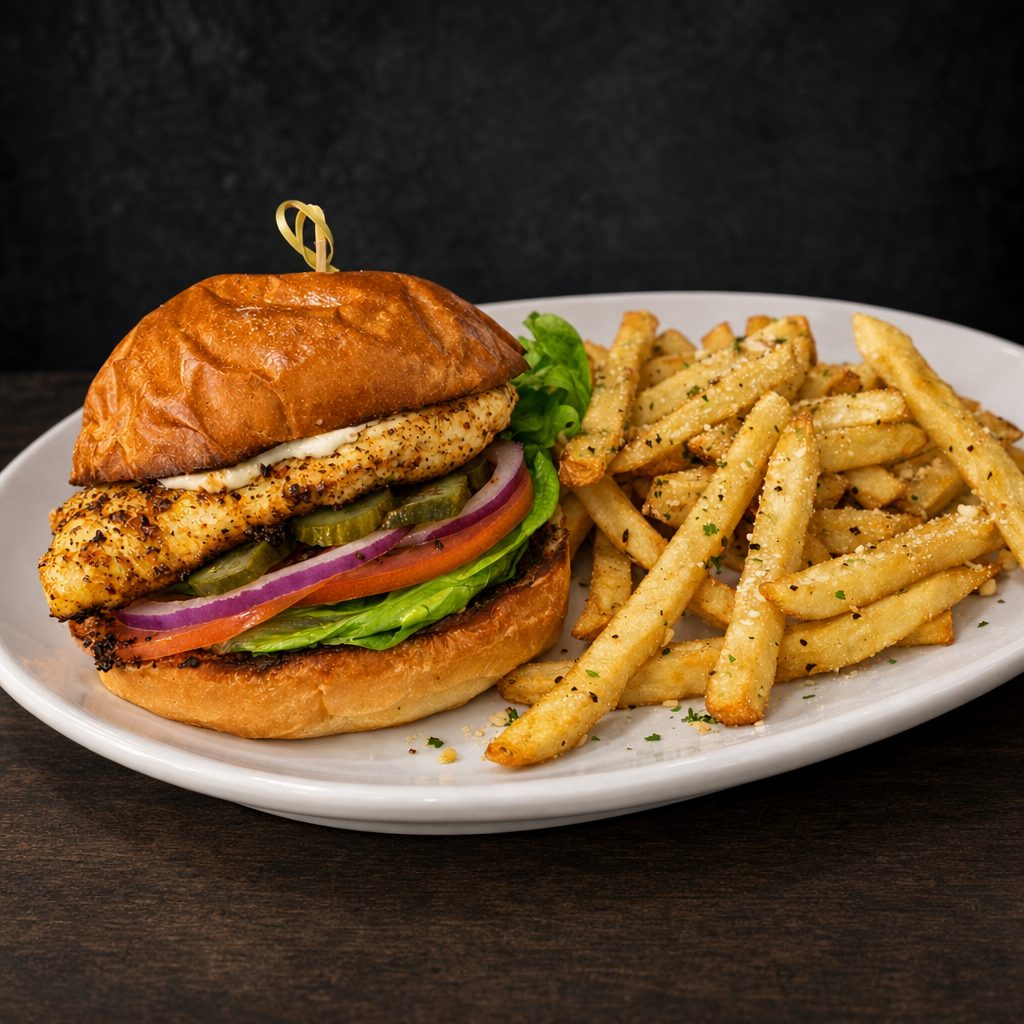 Red Snapper Sandwich.