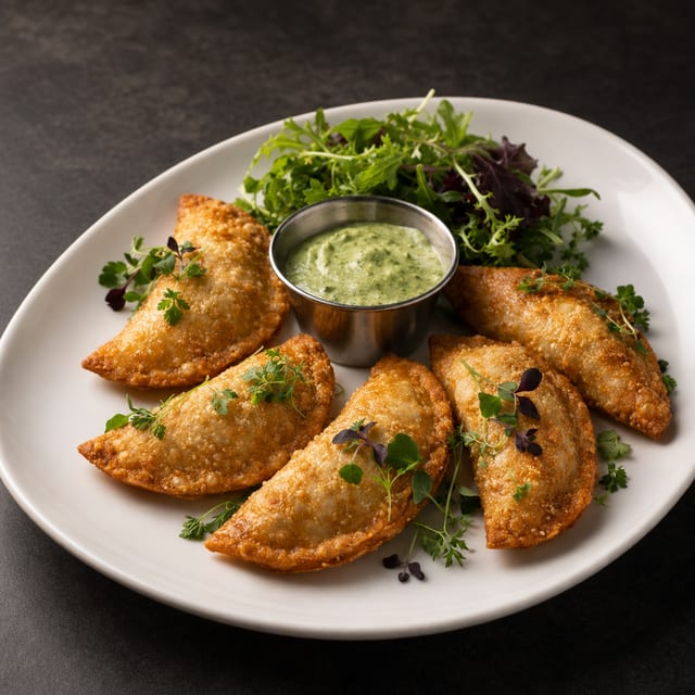 Cilantro Beef Empanadas.
