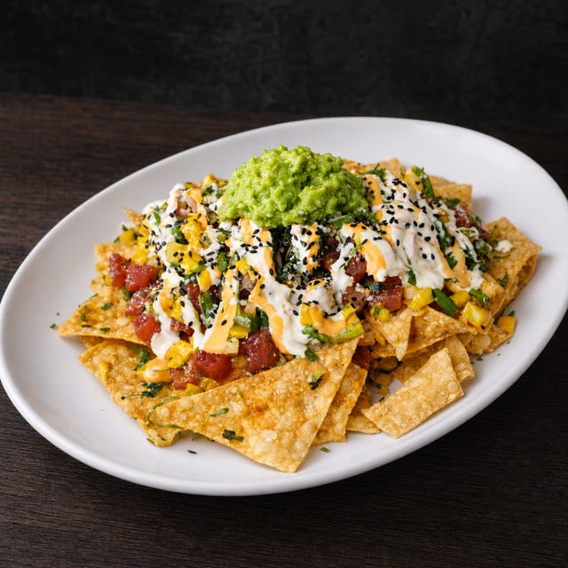 Tuna Poke Nacho.