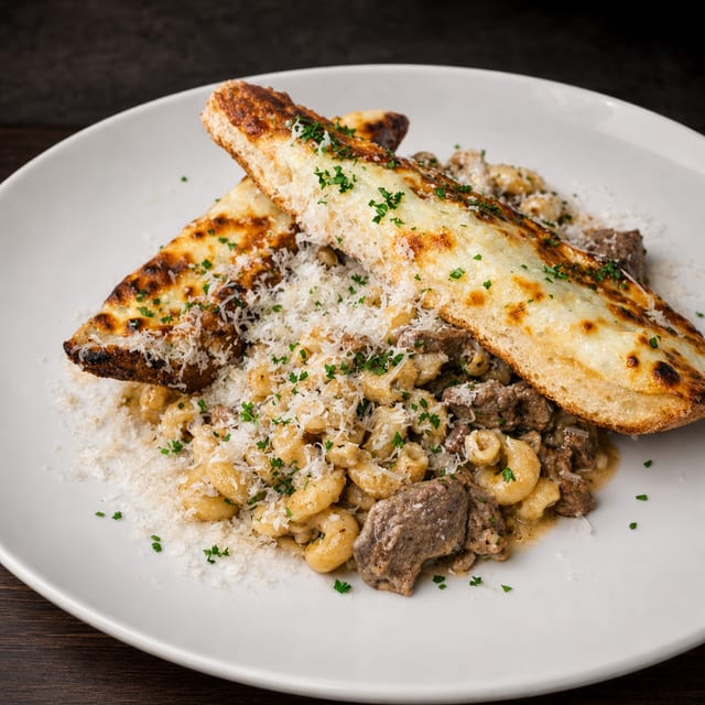 Beef Stroganoff.